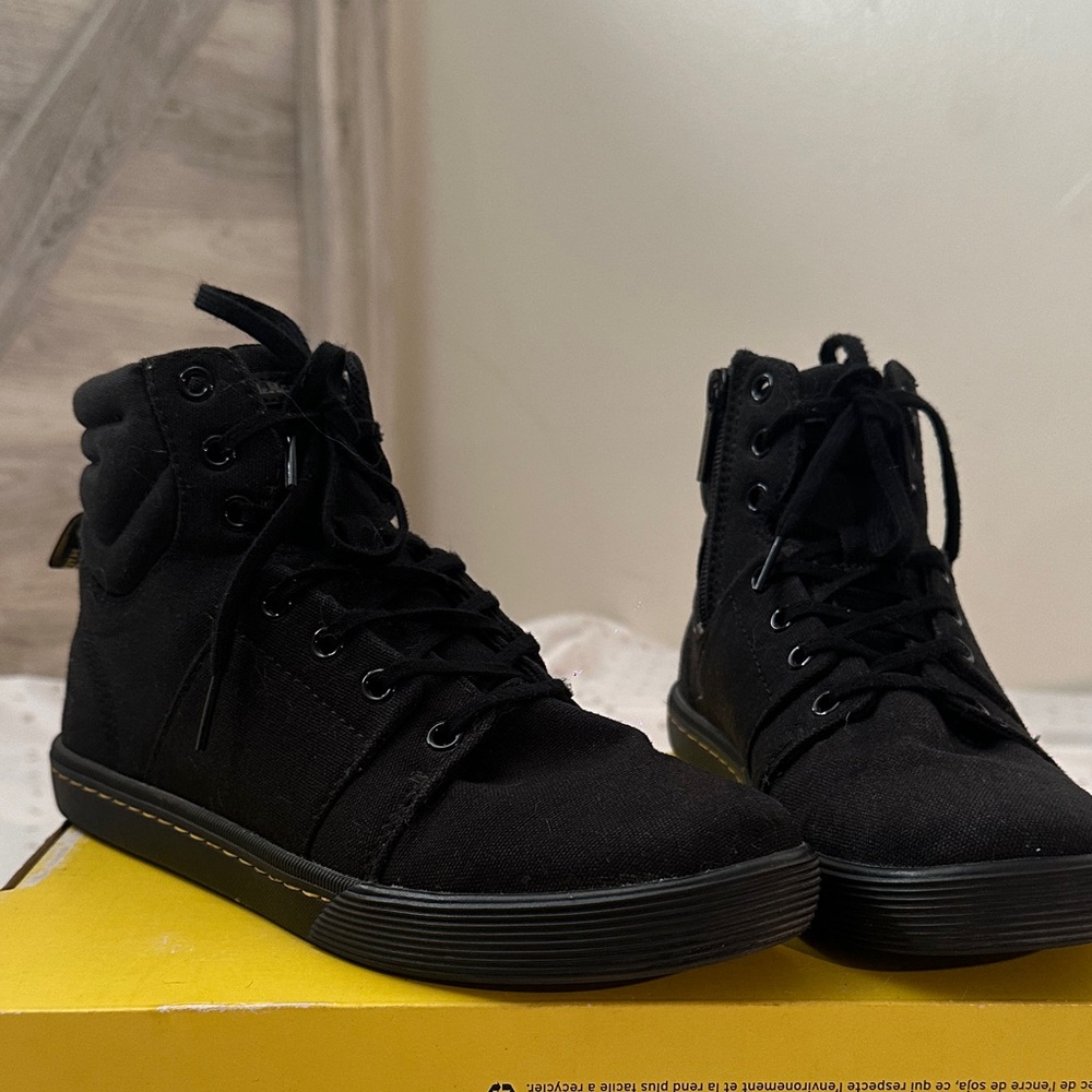 Dr. Martens Black High-Top Sneakers